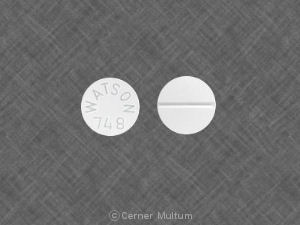 WATSON 748 Pill White Round 8mm - Pill Identifier